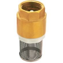 Forged Brass spring strainer check valve
